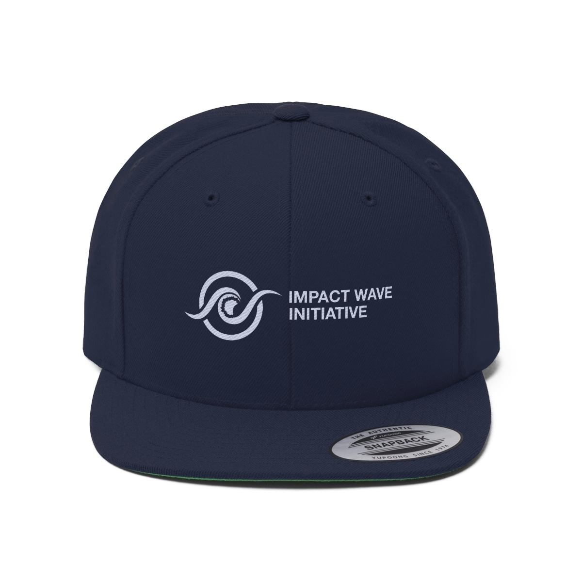 Embroidered Unisex Flat Bill Hat